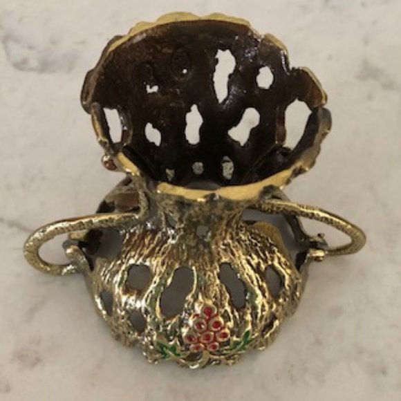 Brass vase. Candlestick. Israel. Very Rare. Unique - Picture 6 of 6